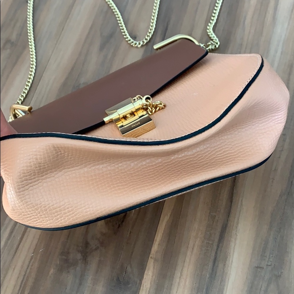 Authentic Chloe Drew Chain Bag Two Tone - Picture 6 of 11